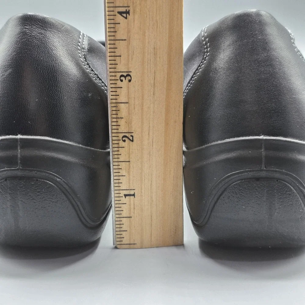 ECCO Rise Shoes Womens 40 Black Gore-Tex Waterproof Slip‎ On Wedge Comfort